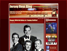 Tablet Screenshot of jerseyboysblog.com
